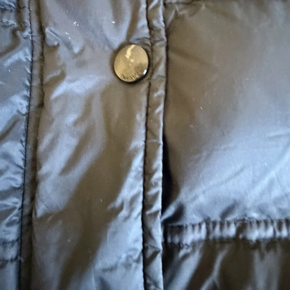 DIESEL Girls Sz 7S Black Down Puffer Coat- No Hood